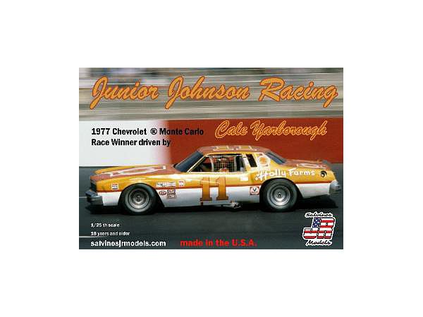 NASCAR '77 Chevrolet Monte Carlo Rally Cale Yarborough Junior Johnson Racing #11