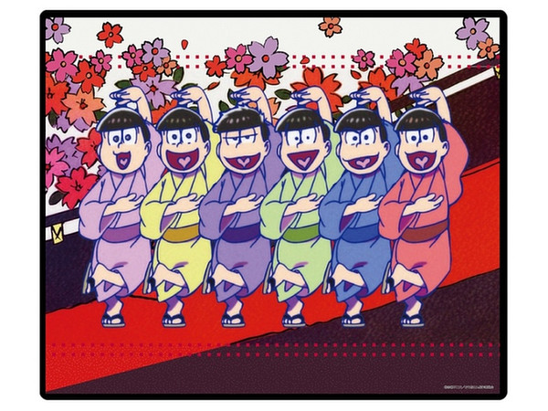 Osomatsu-san Mouse Pad Hanafuda Type