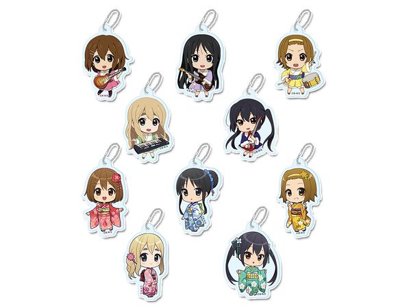 K-On!: Puti Choco Trading Acrylic Keychain [A] 1Box 10pcs
