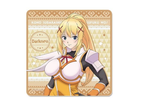 KonoSuba / Kono Subarashii Sekai ni Shukufuku o! 3: Rubber Mat Coaster [Darkness]