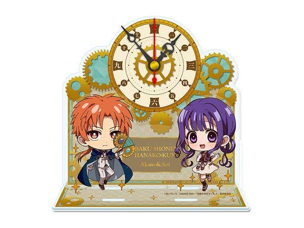 Tv Anime Toilet-Bound Hanako-Kun 2: Puchichoko Mini Acrylic Table Clock Akane Aoi (Clock Keeper) & Aoi Akane