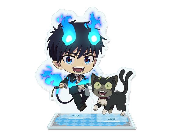 Blue Exorcist: Yuki No Hate: Puchichoko Acrylic Stand (Okumura Rin & Kuro)