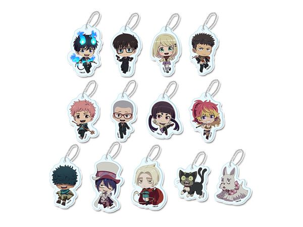 Blue Exorcist Yuki No Hate: Puchichoco Trading Acrylic Keychain 1Box 13Pcs