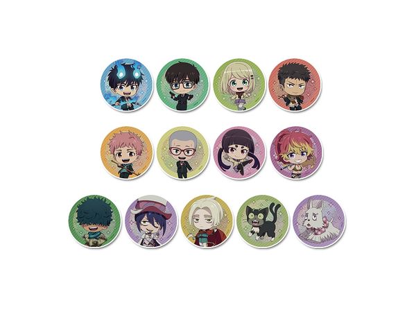 Blue Exorcist Yuki No Hate: Puchichoco Trading Holographic Badge 1Box 13Pcs