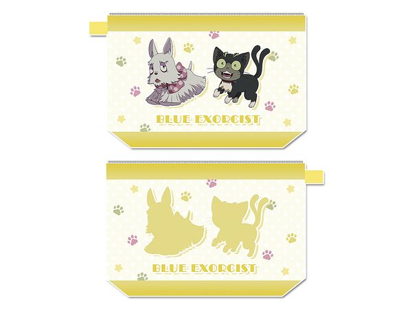 Blue Exorcist Yuki No Hate: Puchichoko Water-Repellent Pouch (Mephisto Pheles (Dog) & Kuro)