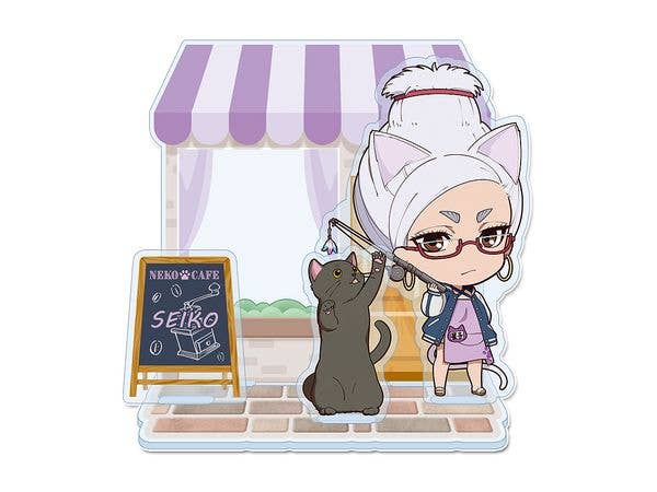 Tv Anime Dandadan: Puchichoco Mini Acrylic Diorama Hoshiko Cat Cafe