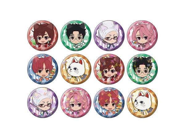 Tv Anime Dandadan: Puchichoco Trading Badges Cat Cafe  1Box 12pcs