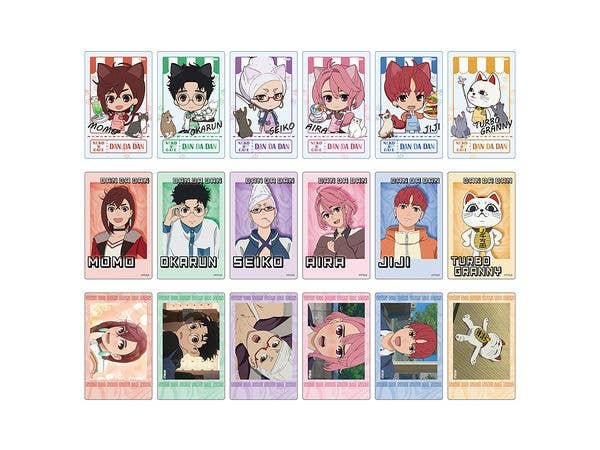 Tv Anime Dandadan: Puchichoco Trading Clear Cards Cat Cafe 1 Box 18Pcs
