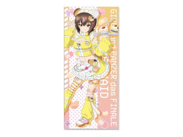 Girls und Panzer Final Chapter: Original Illustration Sports Towel - Maho Nishizumi Jersey Maid Ver.