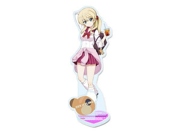 Girls und Panzer Final Chapter: Newly Illustrated Acrylic Stand - Darjeeling Gal Uniform Ver.