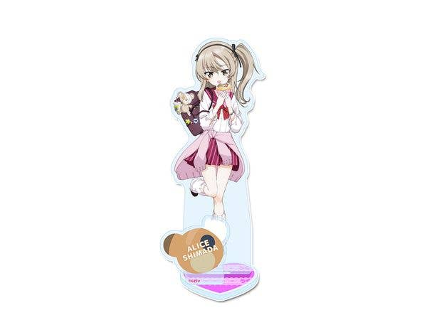 Girls und Panzer Final Chapter: Newly Illustrated Acrylic Stand - Alice Shimada (Gal School Uniform Ver.)