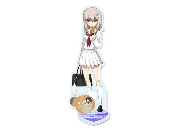 Girls und Panzer Final Chapter: Newly Illustrated Acrylic Stand - Erika Itsumi (Gal School Uniform Ver.)