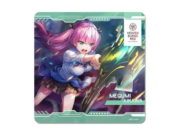 Heaven Burns Red: Rubber Mat Coaster [Megumi Aikawa]