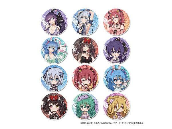 Anime Date A Live V: Trading Can Badge (Negligee) 1Box 12pcs