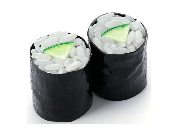 Sushi Plastic Model Ver. Kappa Roll (2 Pieces)