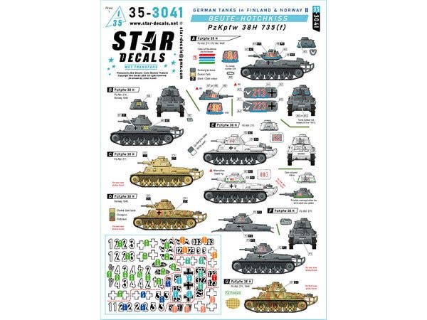 Beute Hotchkiss. German tanks in Finland & Norway # 2. PzKpfw 38H 735(f).