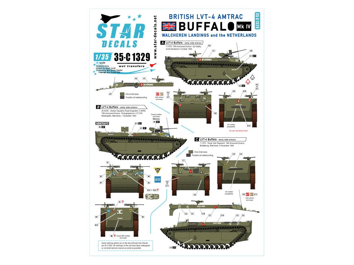 WW.II British LVT-4 Amtrac Buffalo MkIV Walcheren Landings and the Netherlands