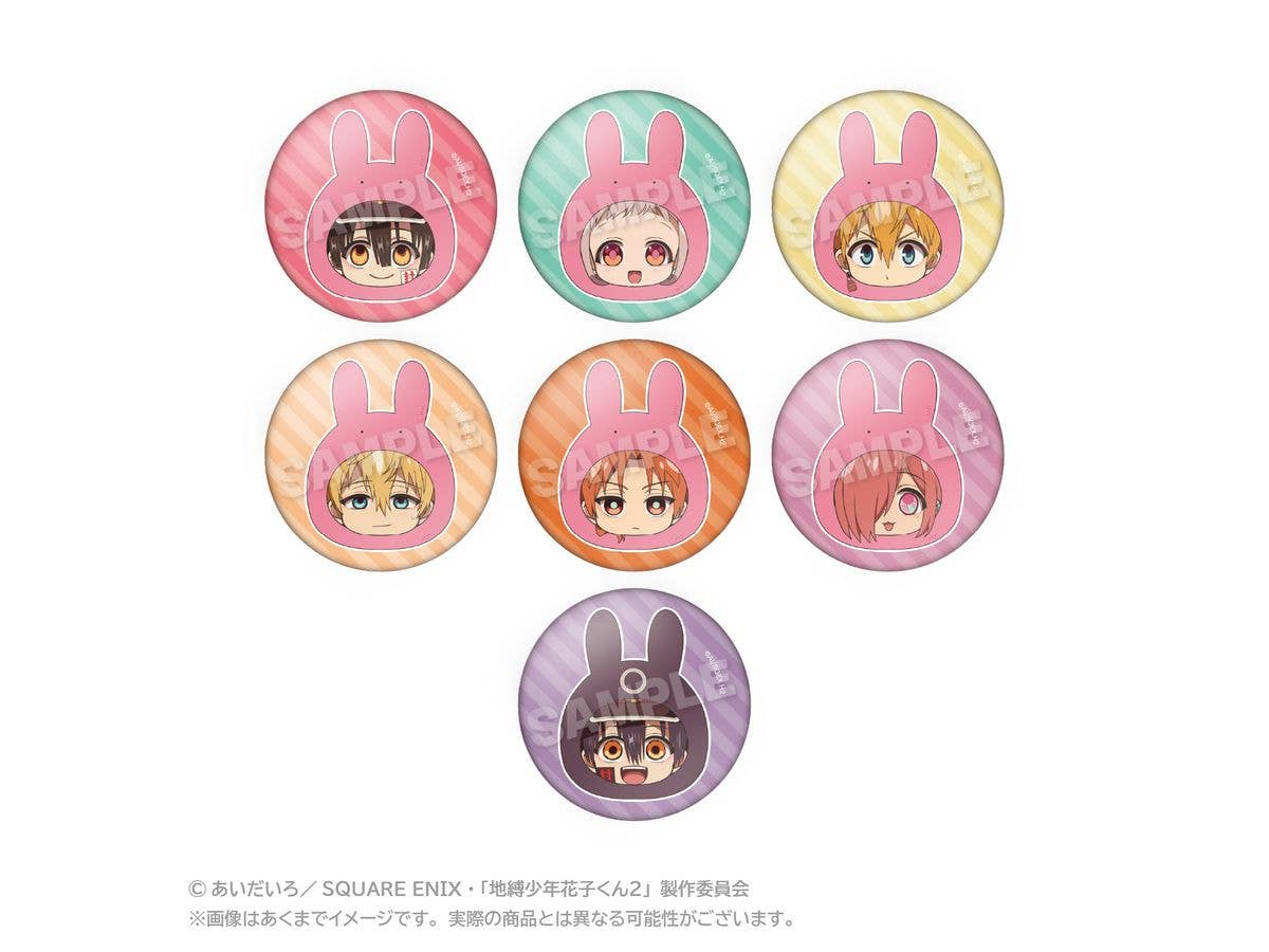 Tv Anime Toilet-Bound Hanako-Kun 2: Trading Marumeitsu Can Badges 1 Box 7Pcs