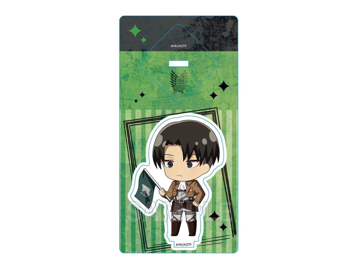 Attack On Titan: Chobideka Acrylic Mascot Delegation Flag ver. Levi