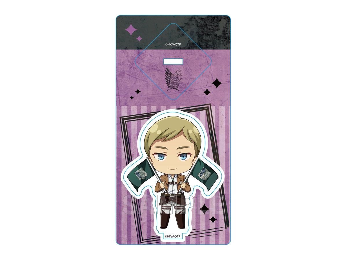 Attack On Titan: Chobideka Acrylic Mascot Delegation Flag ver. Erwin