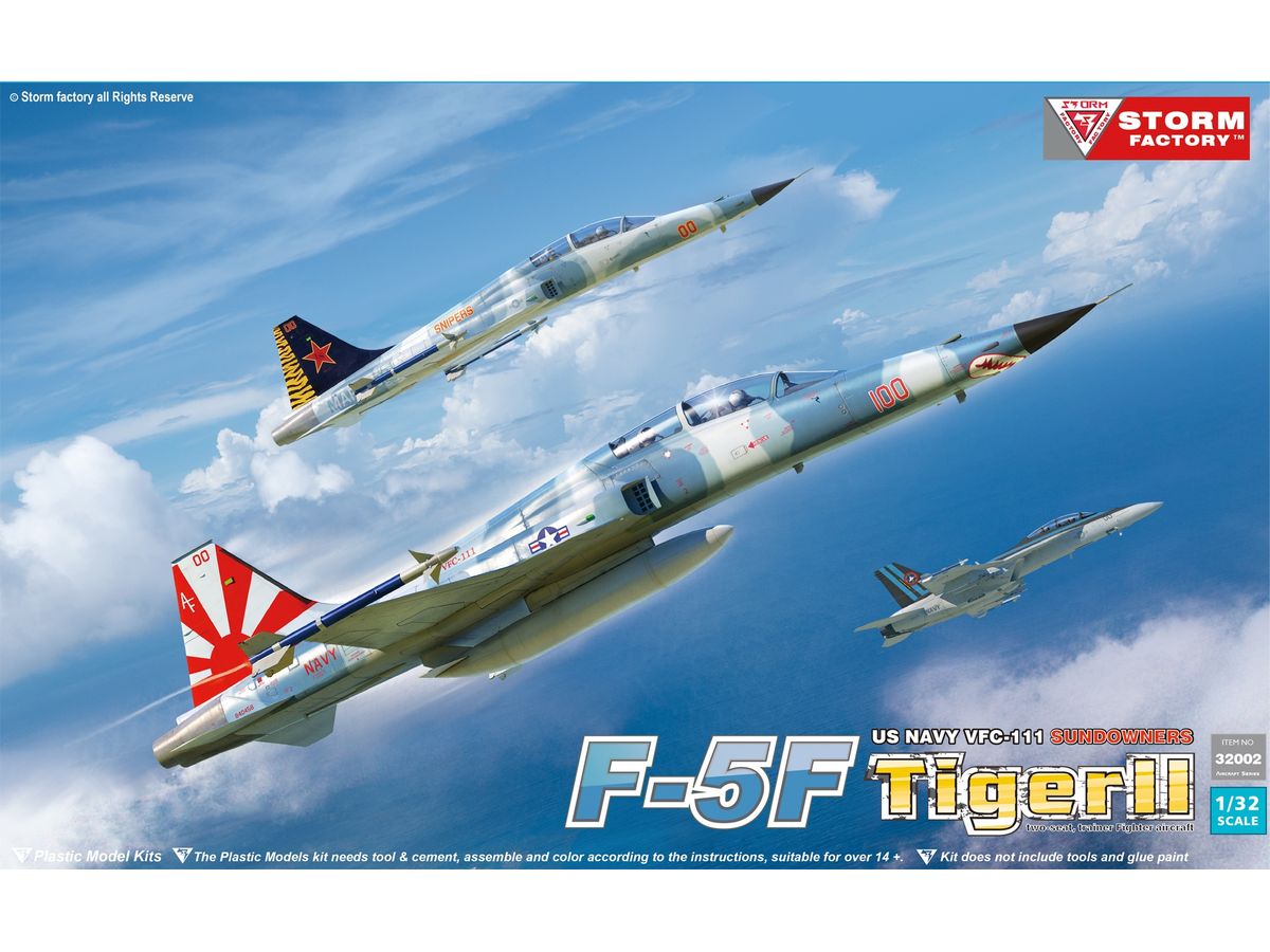 F-5F Tiger II Two-seat Trainer US Navy VFC-111 & USMC VMFT-401
