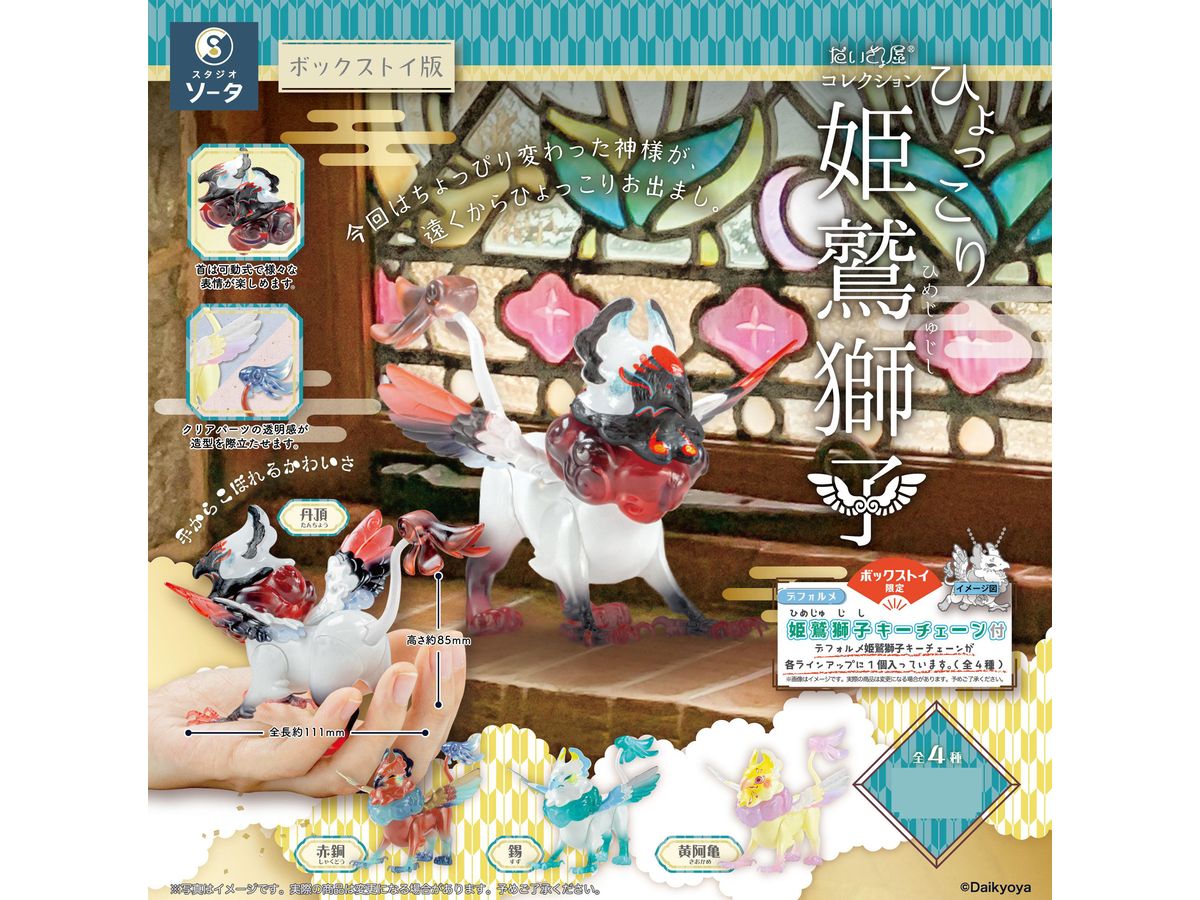 Daikyoya Collection Hyokkori Himejujishi: 1Box (4pcs)