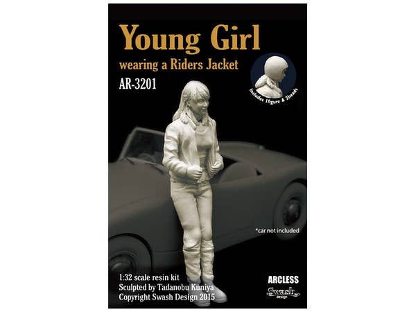 Young Girl Wearing a Riders Jacket