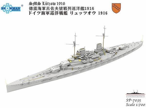 SMS LUETZOW 1916 Waterline