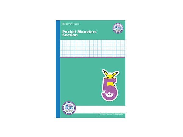 Pokemon Section 5mm Grid (With Leader Lines) Green