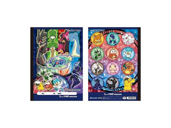 Pokemon: 5mm Grid Notebook, Pokemon Six Heroes