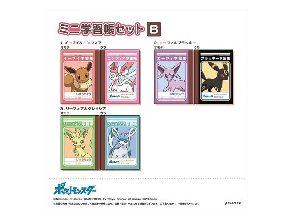 Pokemon: Mini Study Book Set (B)