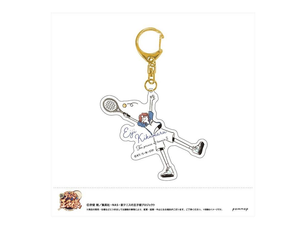 The New Prince of Tennis: Yuru Style Acrylic Keychain (06 Eiji Kikumaru)