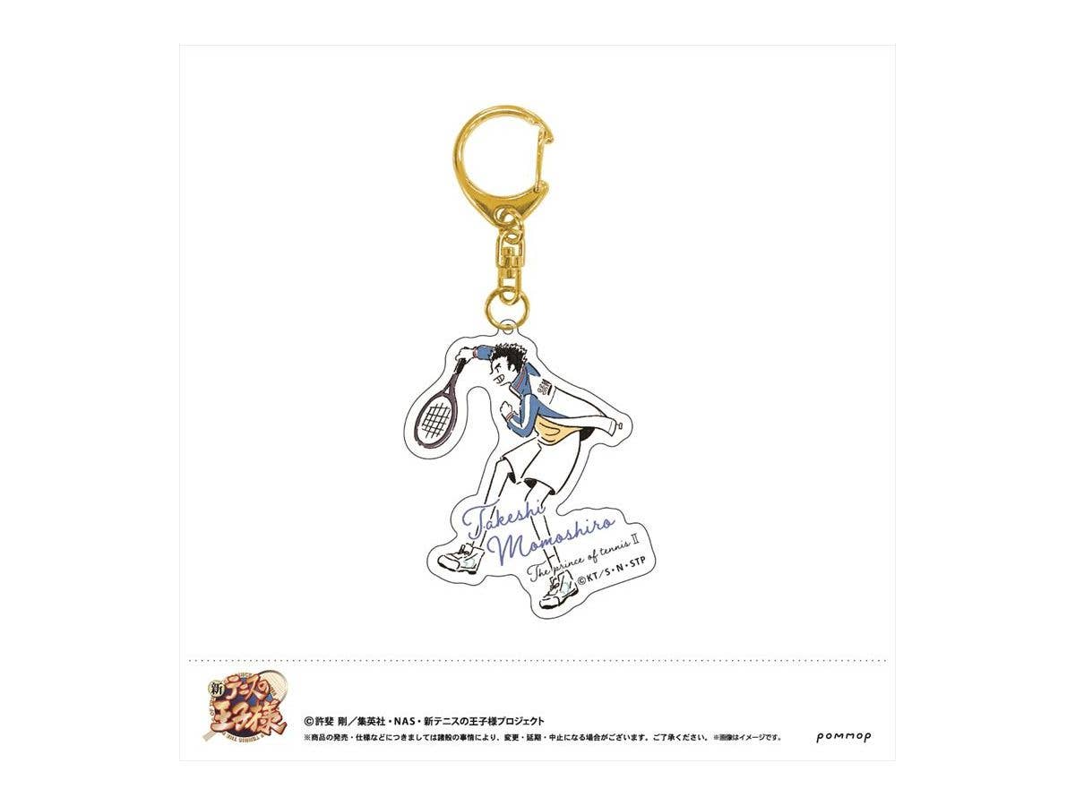 The New Prince of Tennis: Yuru Style Acrylic Keychain (08 Takeshi Momoshiro)