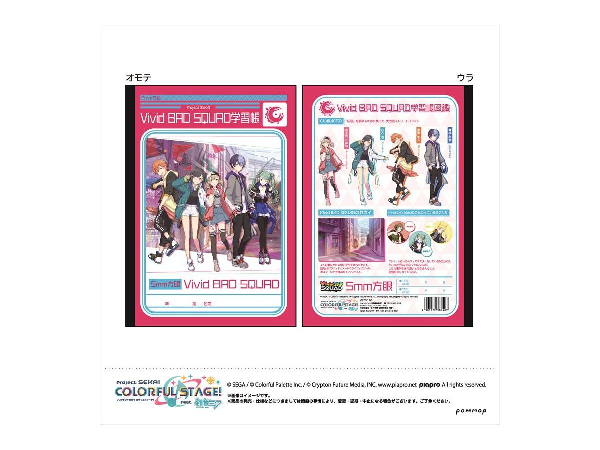 Project Sekai: B5 Study Book (C Vivid BAD SQUAD)