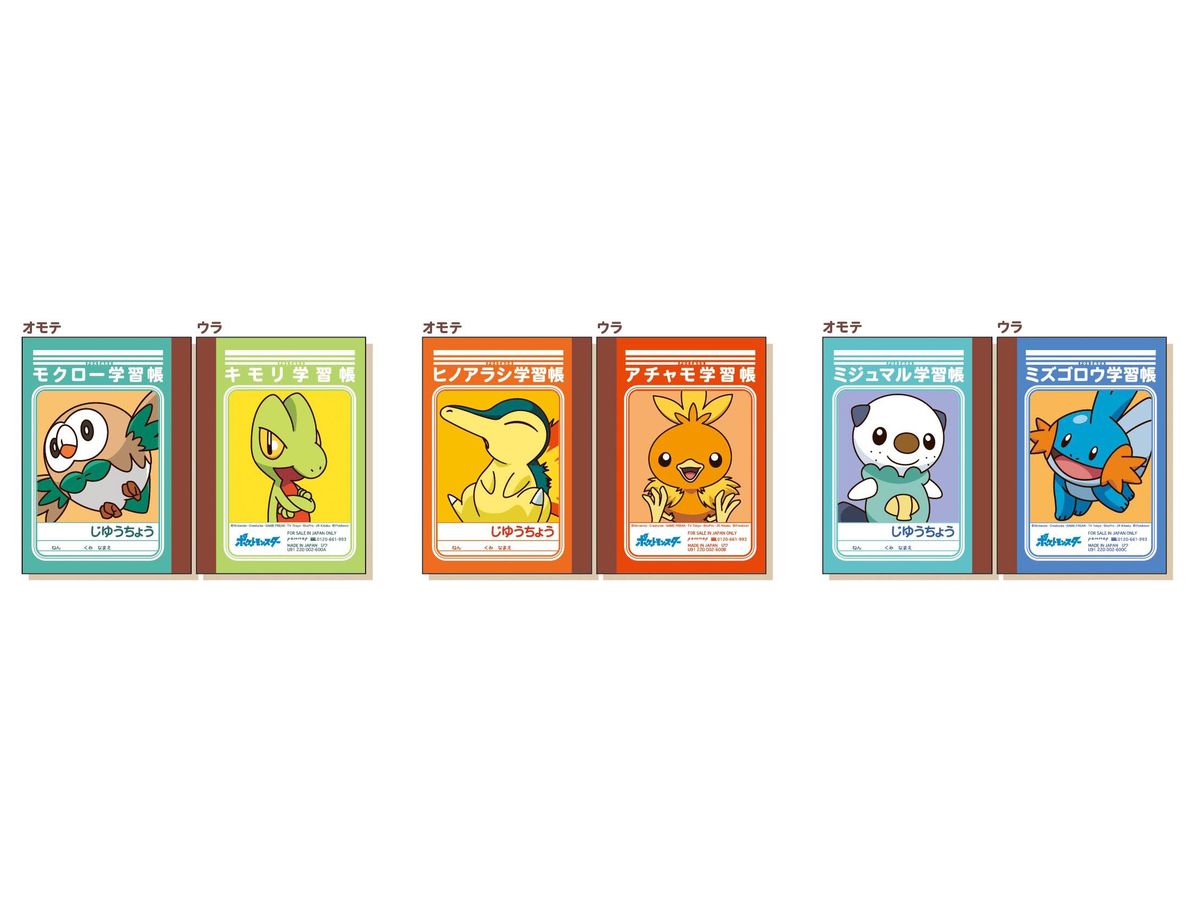 Pokemon: Mini Study Book Set (Q)