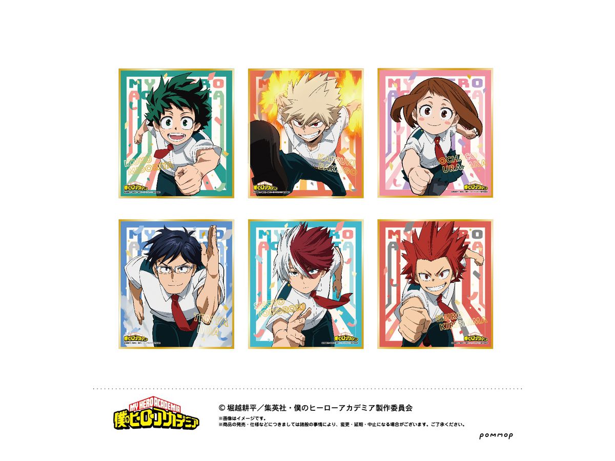 My Hero Academia:Foil Stamping Mini Shikishi Collection 1Box (6pcs)
