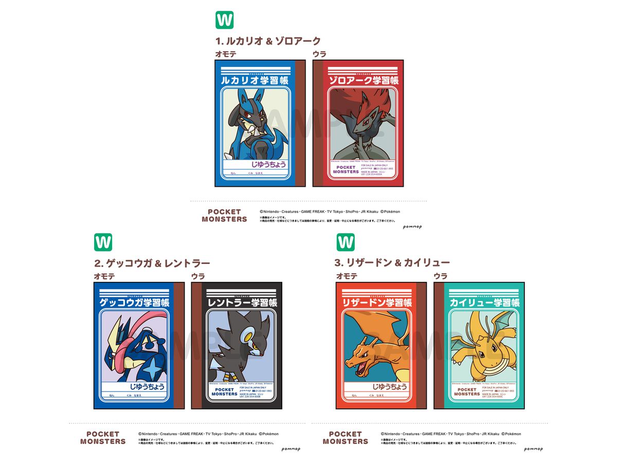 Pokemon: Mini Study Book Set (W)