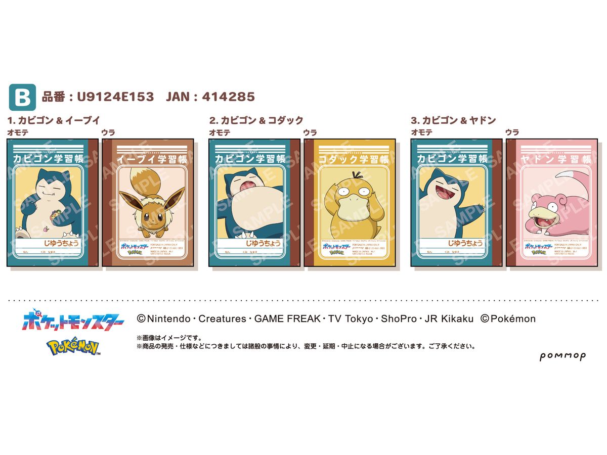 Pokemon: Mini Study Book Set -Vol.8- (B)