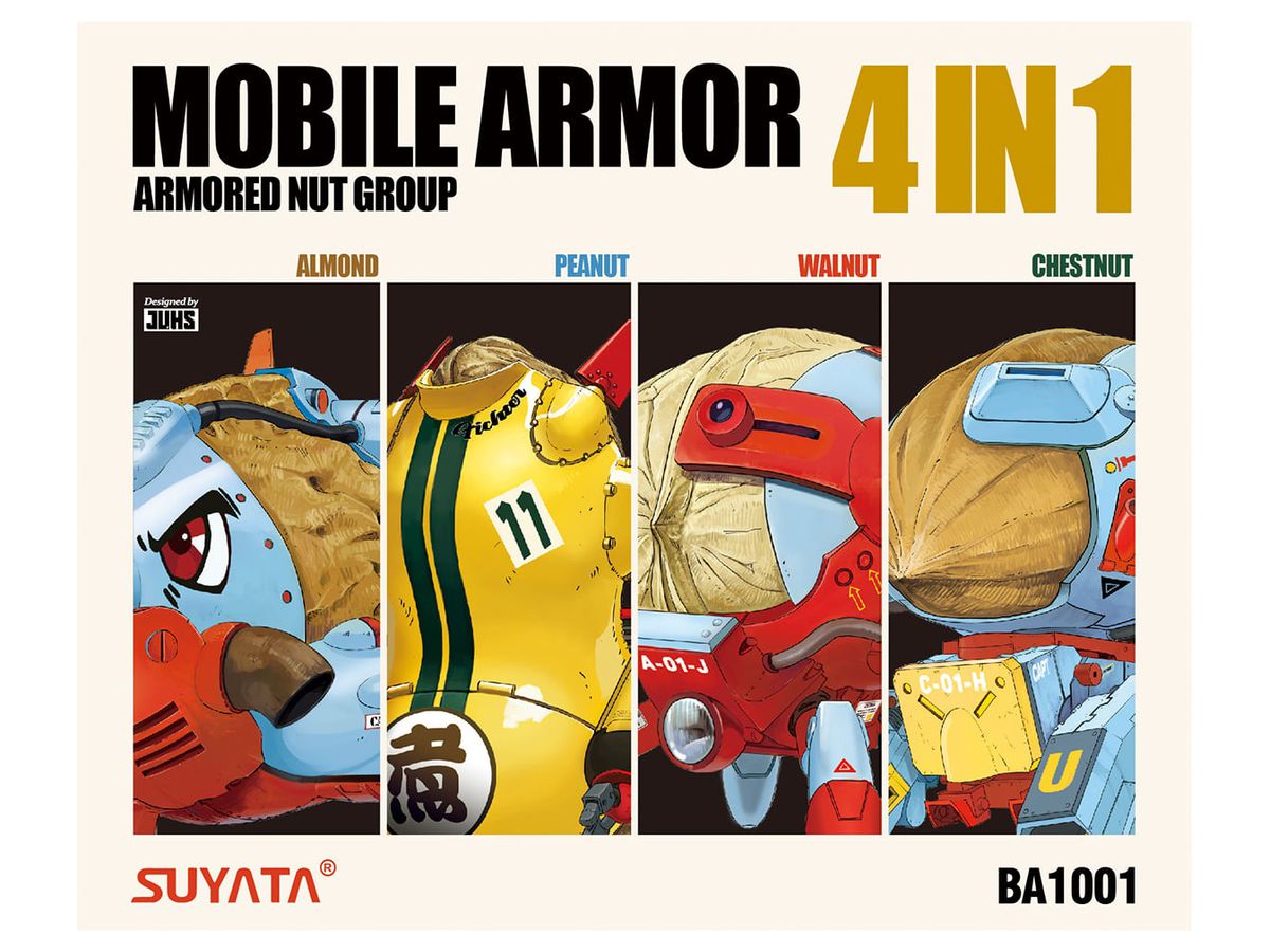 Mobile Armor Armored Nut Group 4 In 1