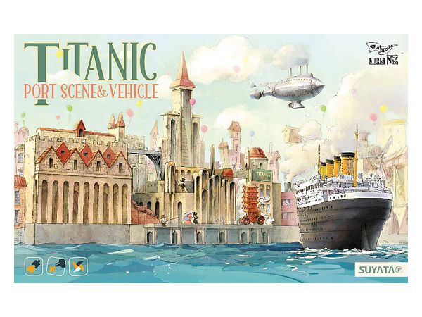 Titanic Port Scene & Airship