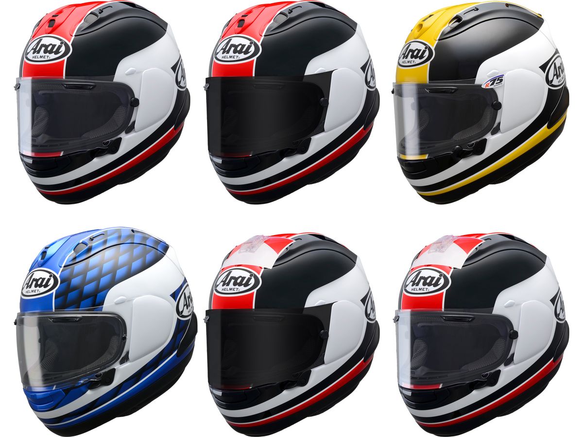 Arai RX-7 Taiora Repliaca Helmet Collection BOX Edition: 1Box (6pcs)