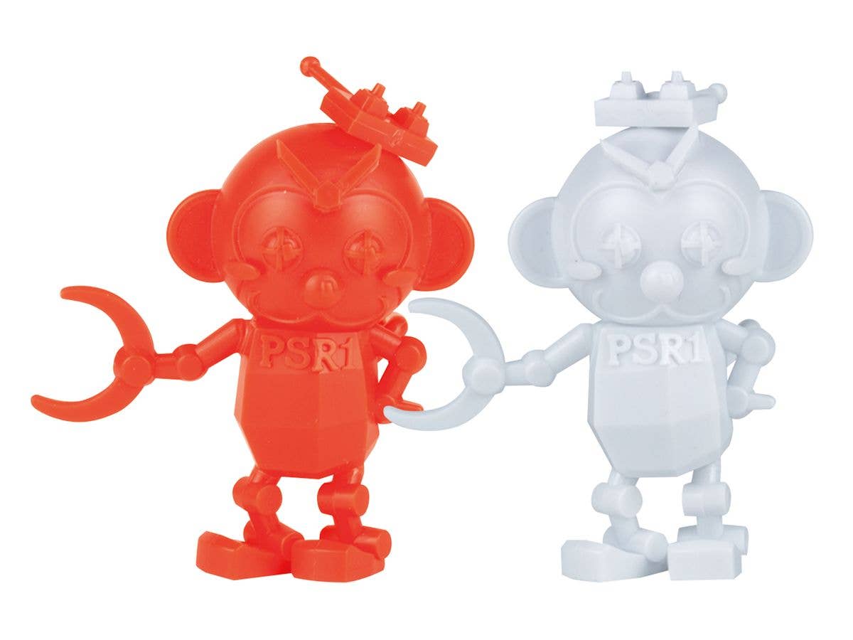 Plamozaru Salmon Red & Shari White (2-color set)