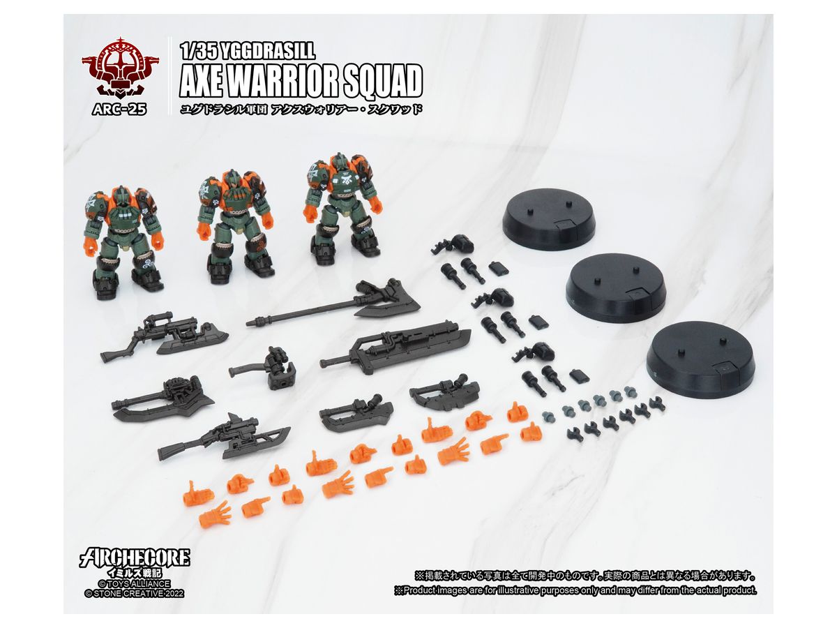 ARC-24 ARCHECORE-Saga of Ymirus Yggdrasill Axe Warrior Squad