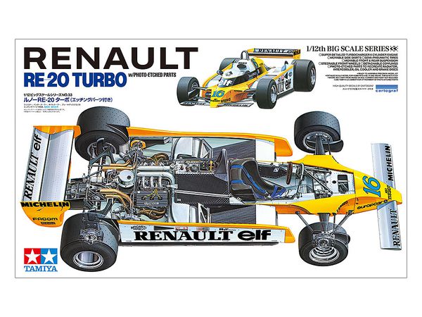 Renault RE 20 Turbo (w/Photo-Etched Parts)