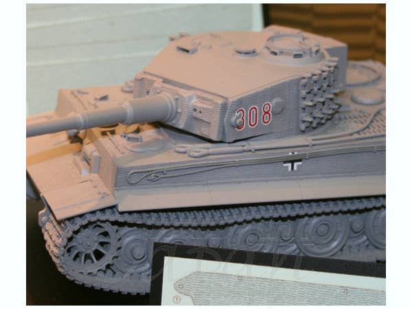 Tamiya - 12647 - Accessory for Model Kit - Zimmerit Tiger I Sticker
