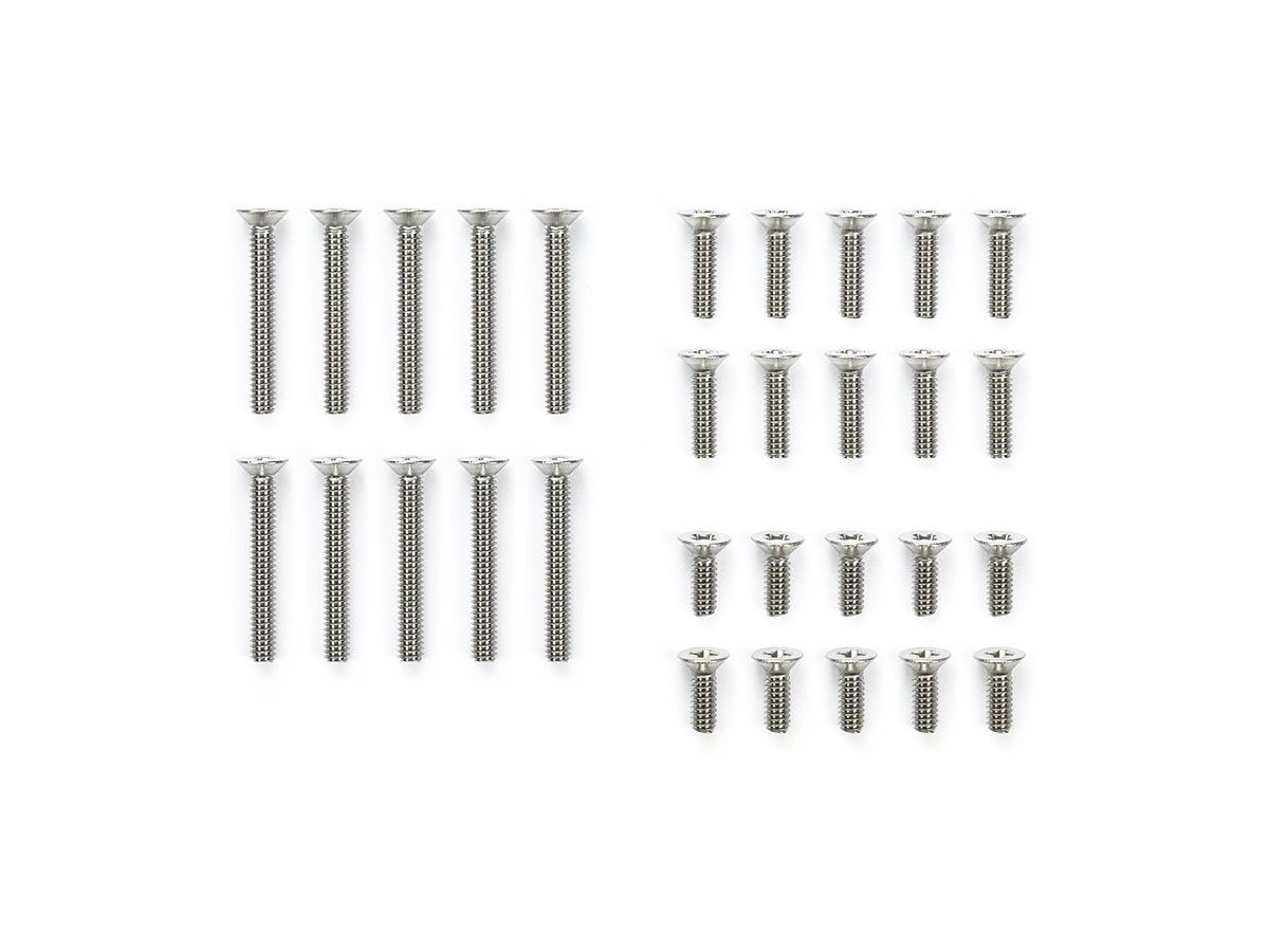 GP527 Stainless Steel Countersunk Screw Set (6/8/15mm)