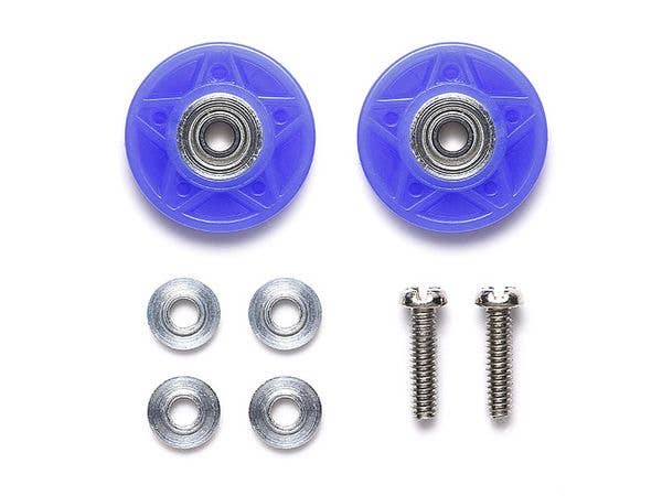 GP.551 13mm Plastic Rollers (Blue) Ball Bearing Type