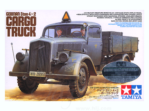 German 3-ton 4x2 Cargo Truck (w/Weathering Master)