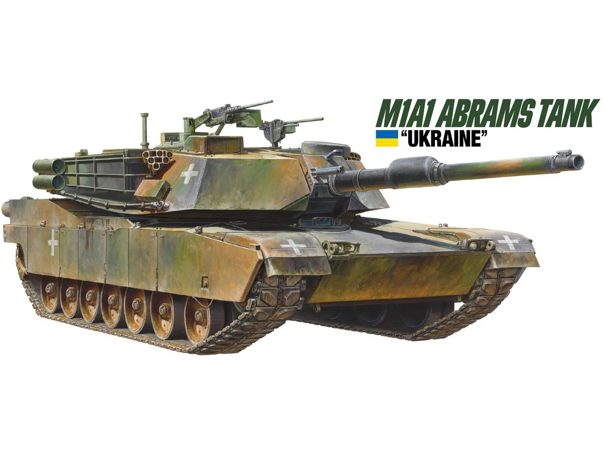 M1A1 Abrams Tank Ukrainian Army (Scale Limited)