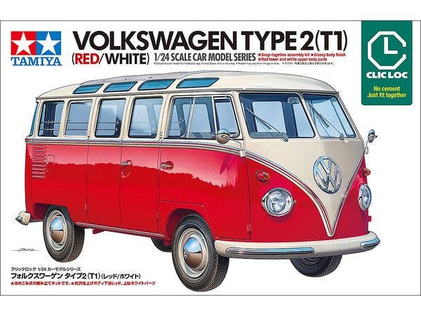 Volkswagen Type 2 (T1) (Red/White)